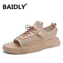 Пляжная обувь летние сандалии для мужчин обувь модный дизайн мужские сандалии качественная удобная повседневная обувь