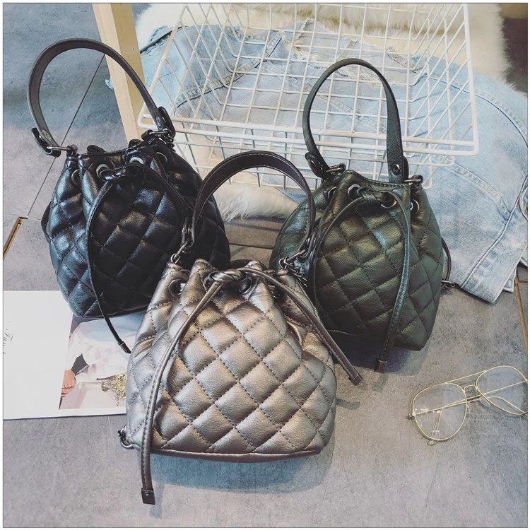 

2018 Fashion Small Women Bucket Bag Handbag Drawstring Shoulder Bag Messenger Crossbody Bags