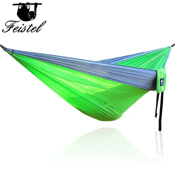 

Outdoor Portable Two-person Parachute Hammock Travel Camping Sleeping Hamaca Garden Furniture 300*200 cm Nylon Hamak