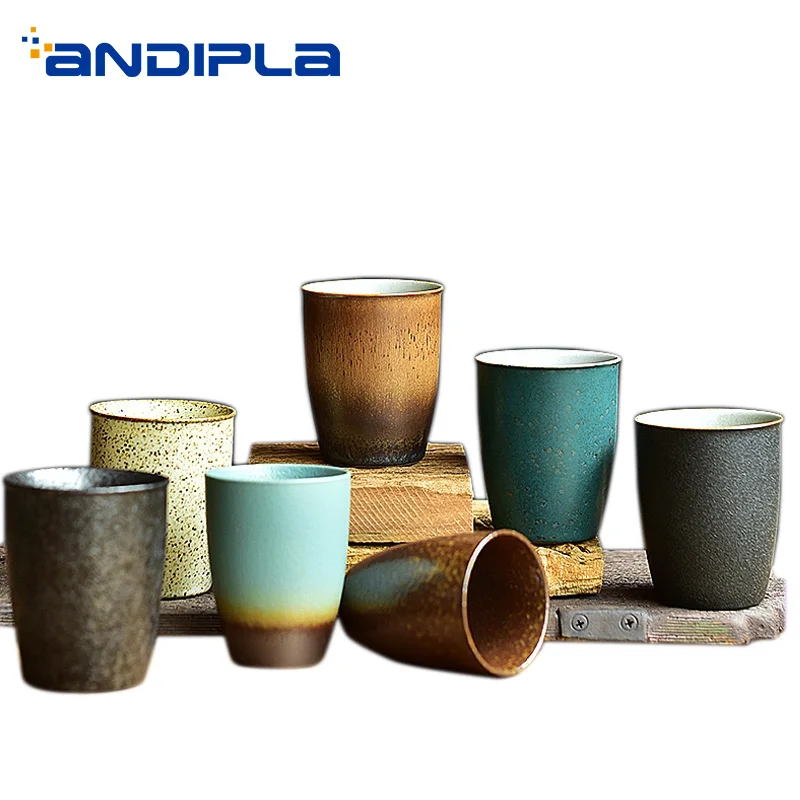 Caneca do Vintage Xícara de Cerâmica Xícara de Chá Copos de Café 90 Ml e 150 ml Artesanal Espresso Master Água Canecas Drinkware Teaware Recipiente