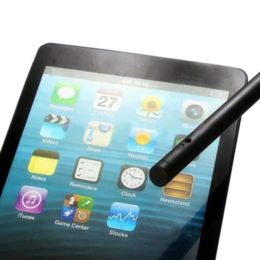 2 в 1 Многофункциональный Сенсорный экран ручка универсальная ручка резистивным сенсором емкостный стилус для смарт-телефонов и планшетных ПК разные цвета
