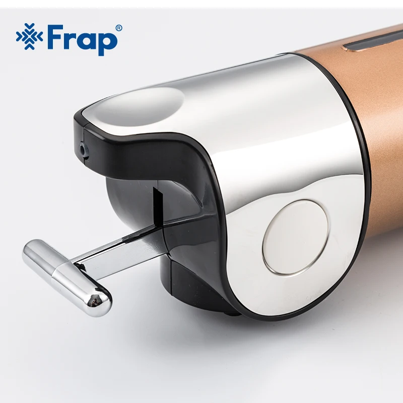 FRAP NEW Bathroom Soap Dispenser Wall-mounted Soap Box Gold Finished Kitchen liquid Soap Dispenser Pop Up Soap Bottle tap       