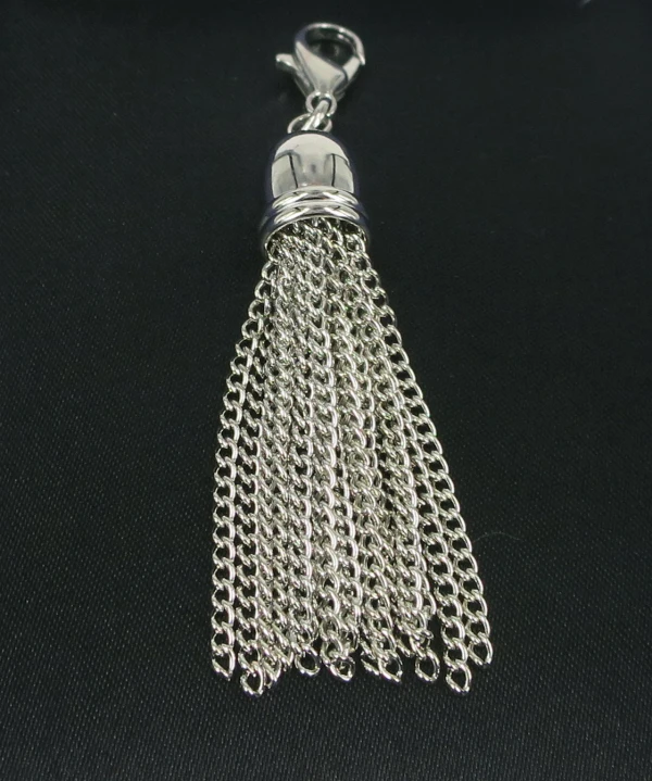 

Vinnie Design Jewelry Tassel Charms for Floating Locket DIY Jewelry Findings Accessories Drop Tassels Dangle 7cm 4cm 10pcs/lot