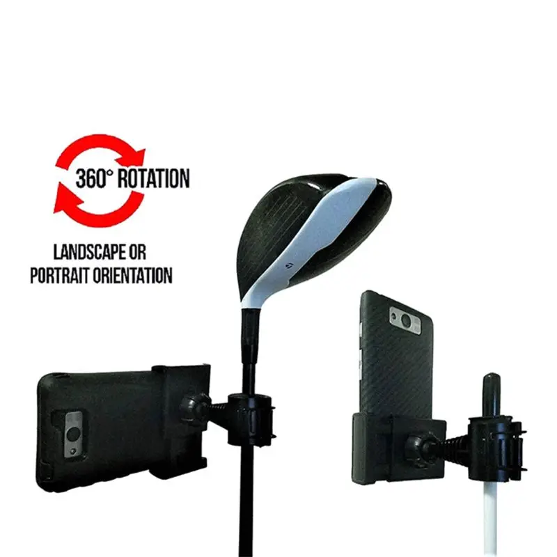 

Golf Swing Recorder Holder Cell Phone Clip Holding Trainer Practice Training Aid
