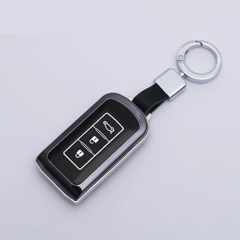 Светящийся автомобильный чехол для дистанционного ключа для Mitsubishi Outlander Lancer 10 Pajero Sport ASX L200 Smart 3 кнопки лаконичный прочный