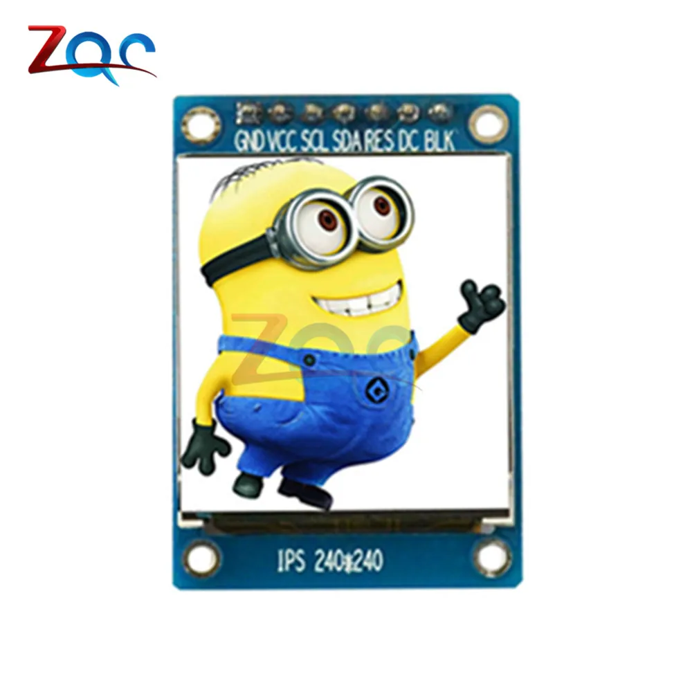 1 3 дюймовый IPS HD TFT ST7789 Привод IC 240*240 SPI коммуникация В напряжение 4 проводной