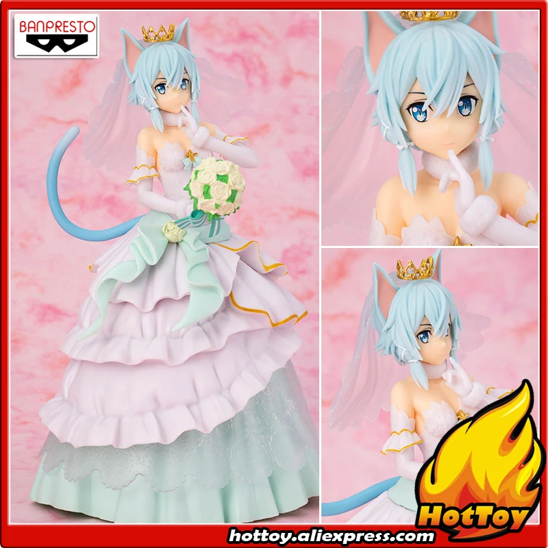 100% оригинальная коллекция Banpresto EXQ фигура свадьба Sinon из &quotонлайн кода Save