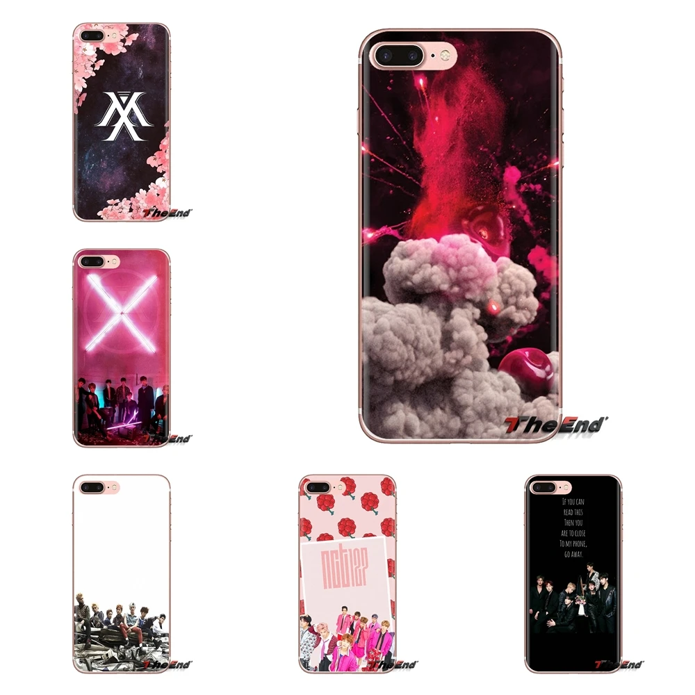 For Samsung Galaxy S3 S4 S5 Mini S6 S7 Edge S8 S9 S10 Plus Note 3 4 5 8 9 Silicone Phone Cover Bag KPOP K.A.R.D MONSTA X NCT 127 |