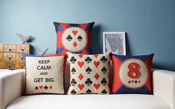 

Wholesale Creative peach heart plum poker Pillow cushion home decor sofa pillow cushion