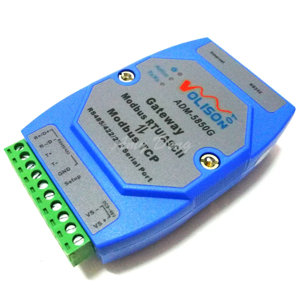 ADM-5850G промышленный Шлюз Modbus, MODBUS RTU/ASCII к Modbus TCP, поддержка последовательного порта ПЛК