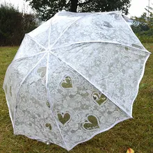 Белый прозрачный складной зонт от дождя, женский водонепроницаемый пластиковый прозрачный кружевной свадебный зонтик, женские зонты с 8 ребрами для активного отдыха