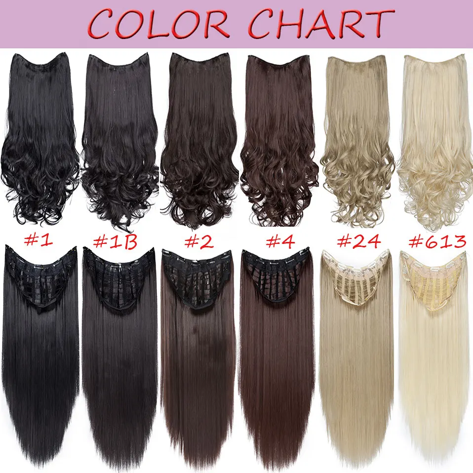 Clip In Hair Extension Length Chart