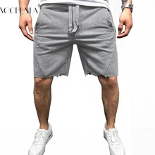 Voobuyla мужские спортивные шорты для фитнеса Бодибилдинг Бег тренировки мужские укороченные шорты спортивные Run дышащий быстрое высыхание пот Штаны 3XL