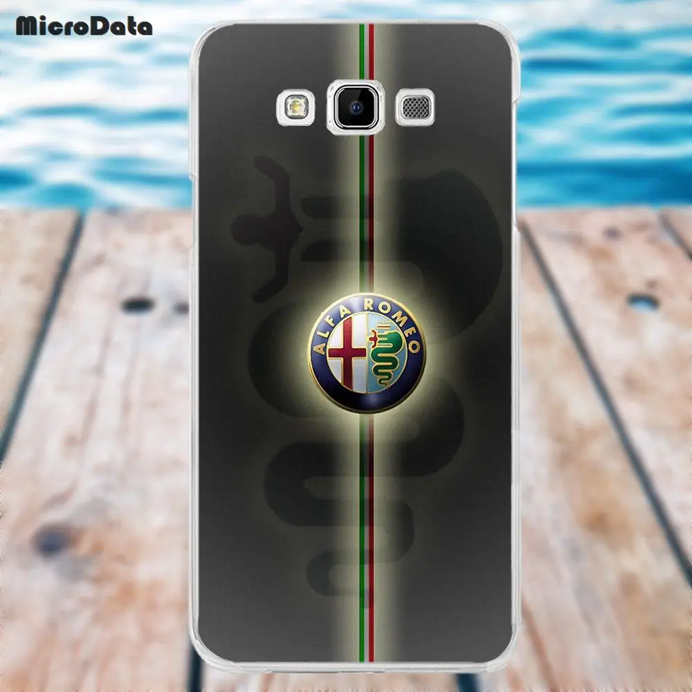 Логотип Supercar Alfa Romeo для samsung Galaxy A3 A5 A7 J1 J2 J3 J5 J7 из мягкого ТПУ стиль уникальный