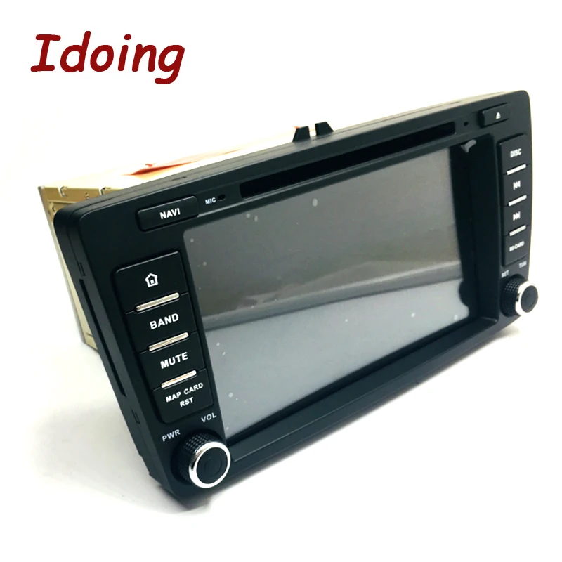 Discount Idoing 8"2Din Car Android 9.0 Radio Player For Skoda Octavia 2 2009-2015 PX5 4G+32G Octa Core IPS screen TDA 7850 GPS Fastboot 3