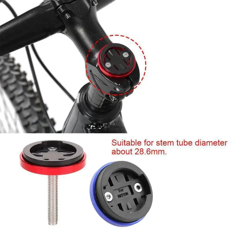  Bike Computer Halter Stem Top Cap MTB Road Fahrrad Stoppuhr GPS Ultraleicht Montieren Kompatibel fü