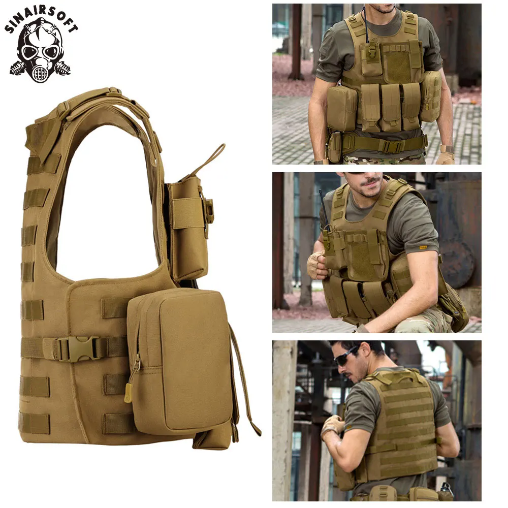 SINAIRSOFT тактический жилет амфибия для страйкбола Регулируемая облегченная