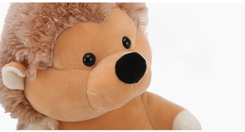 Dorimytrader cute big animal hedgehog plush toy doll holding sleeping doll pillow for children gift Christmas gift deco 58cm 23inch DY50525 (5)