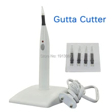 Высокое качество 4 наконечника Стоматологическая гуттаперча зуб резец десен Endo Gutta Резак Гутта перча растворенный Выключатель Резак