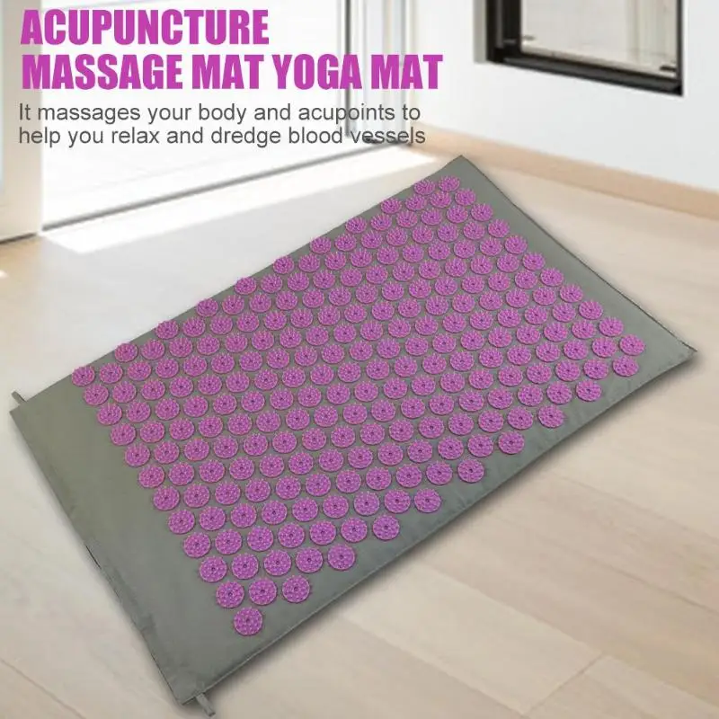 Massager Cushions Acupressure Relieve Back Pain Spike Mat Massage Yoga Mats Yoga Mat with Pillow Needle Massager