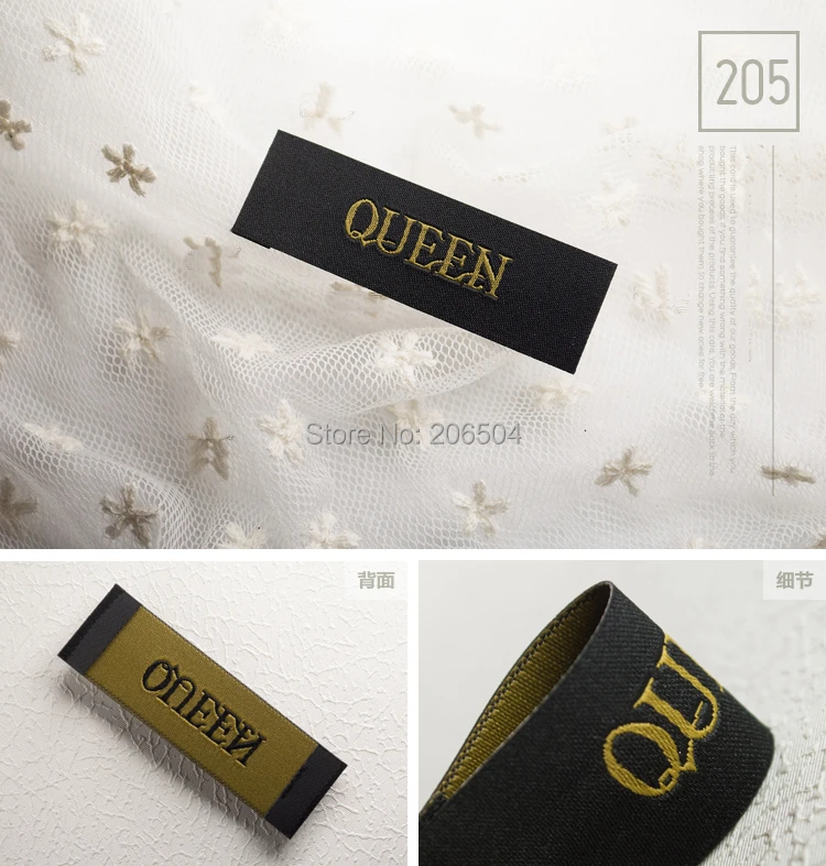 Garment Accessories Custom Clothing Labels, Woven Label,tags Labels,brand  Name Labels For Clothing Dhlb017 - Garment Labels - AliExpress