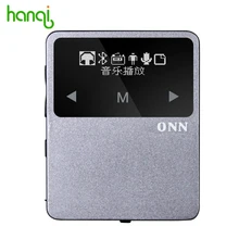 Neue Mini Clip Tragbare Bluetooth Sport Mp3-player mit FM Radio Bluetooth Schrittzähler Multi funcation Musik-player Recorder ONN X1
