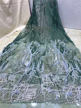 

embroidery lace for bridal dress top grade tulle lace African French net lace fabric with nice flowers BZL-82803