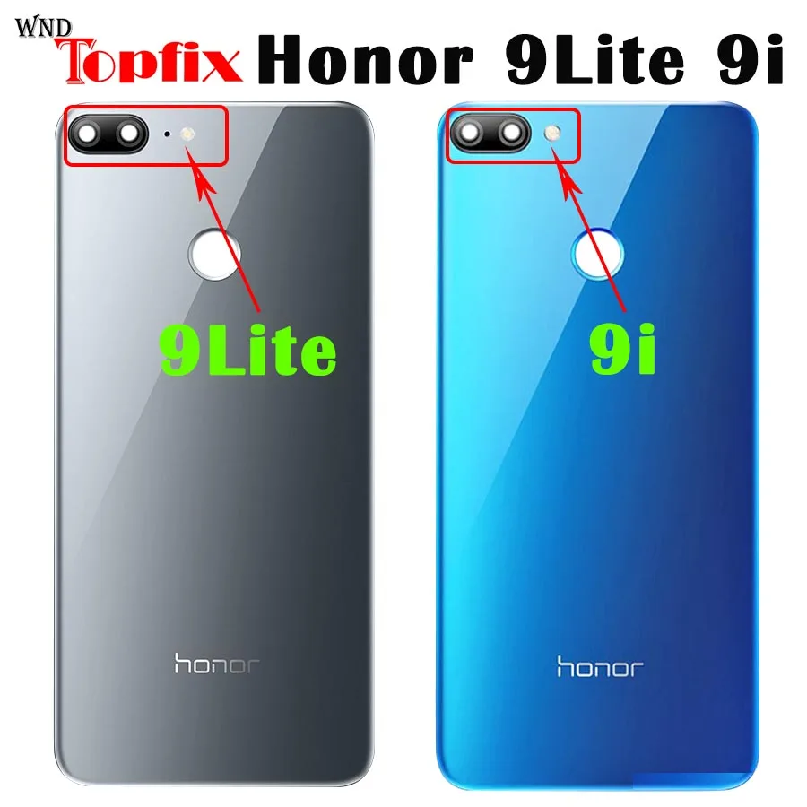 Новинка задняя крышка батарейного отсека для Huawei Honor 9i Задняя стеклянная корпуса