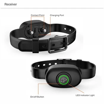 

Electronic Dog Training Collar Remote Waterproof 400 Meters Range Vibration Buzzer Pulse Dog Training Collar Dogs Trainer