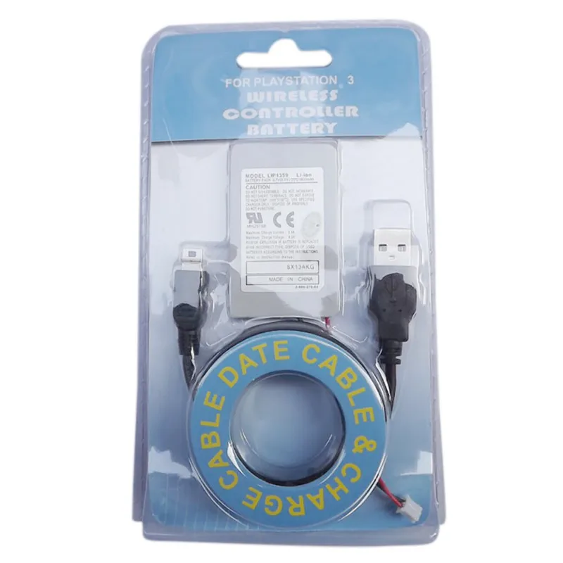 

For PS3 USB Handle Battery Bluetooth Controller's Original Battery Replacement Wireless Controller