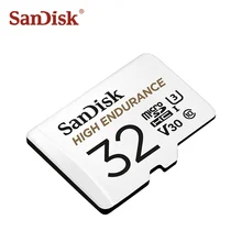 High Endurance Original SanDisk micro SD Card 64GB 32GB Video Monitoring microsd Memory Card Class10 20MB/S TF Cards