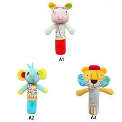 Новые дизайн детские плюшевые игрушки колокольчики животных детские погремушки высокое качество Newbron подарок животного Стиль Популярные