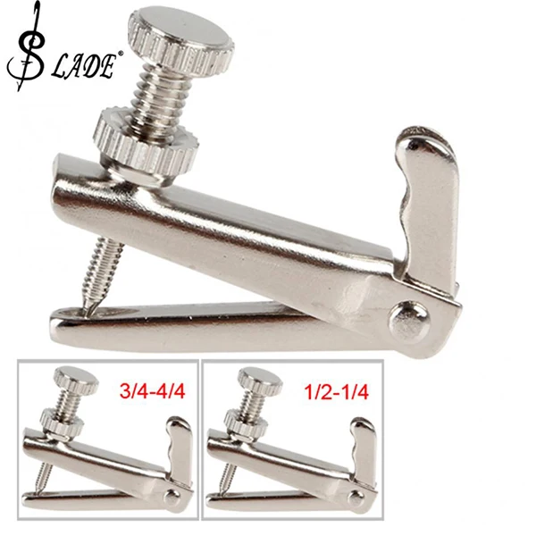 

SLADE 1/4-1/2 & 3/4-4/4 Violin Accessories Silver String Fine Adjuster Tuners Musical Instruments Parts & Accessories