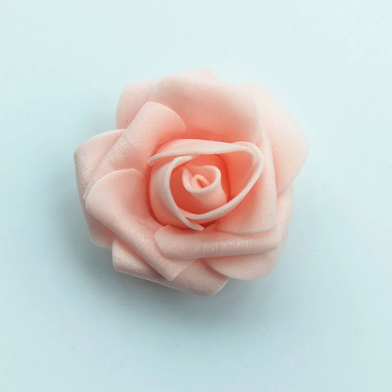 200 pcs/ bag Artificial Flowers rose bear flowers head 4 cm rose flower head foam flower