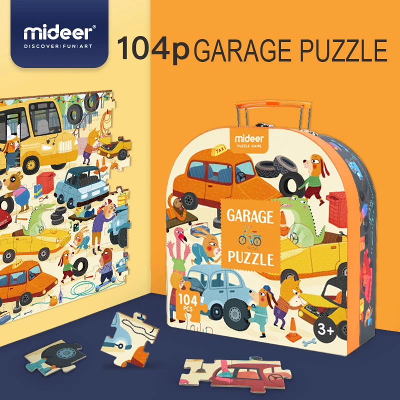 mideer-104-pcs-garage-puzzle-children-paper-puzzle-kids-jigsaw-puzzle-toys-3y