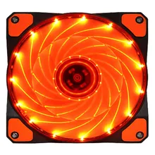 15 diodo emissor de luz bastante 120mm dc 12 v 4pin computador caso refrigerar fresco ventilador mod 6m3 transporte da gota