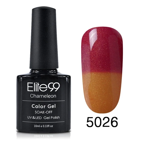 Elite99 хамелеонический Гель-лак для ногтей, 10 мл, меняющий цвет при температуре, Гель-лак для УФ-отверждения, меняющий настроение, Гель-лак для ногтей - Цвет: 5026