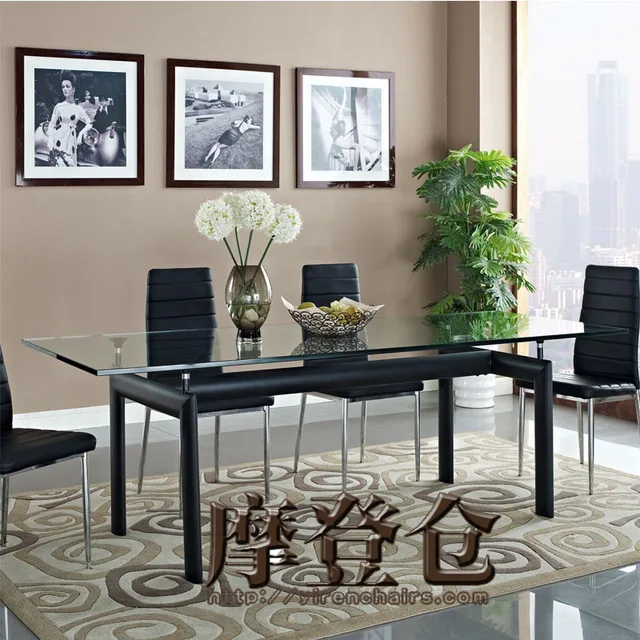 Lc6 comedor cristal tablas conjuntos de comedor moderno apartamento minimalista tamaño mesa de conferencias.jpg 640x640.jpg Comedor moderno
