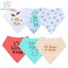 Органический хлопок, треугольные детские нагрудники, бандана, слюнявчик, шарф, мультяшный, для новорожденных, Babador, детское полотенце для кормления, детская одежда