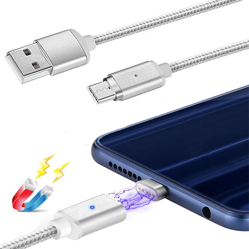 1 M/2 M usb type C/Micro USB/IOS Магнитный кабель USB-C type-C адаптер для быстрой зарядки Магнитный кабель для Apple iPad для samsung