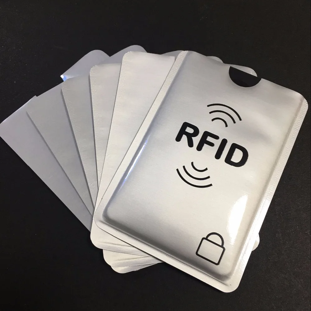 20+ 3 шт RFID блокатор Печатный алюминий рукав cardsheild защищенная ID карта Противоугонный кредитный щит карты 3 паспорта держатель