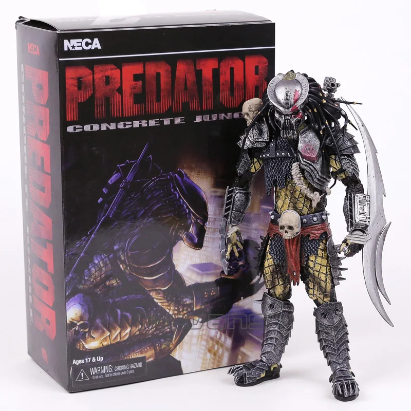 AVP Aliens vs Predator Series Concrete Jungle PVC Action Figure Collectible Model Toy 22cm neca movie avp aliens vs predator series guardian predator snake predator stalker predator toys pvc figure model gift