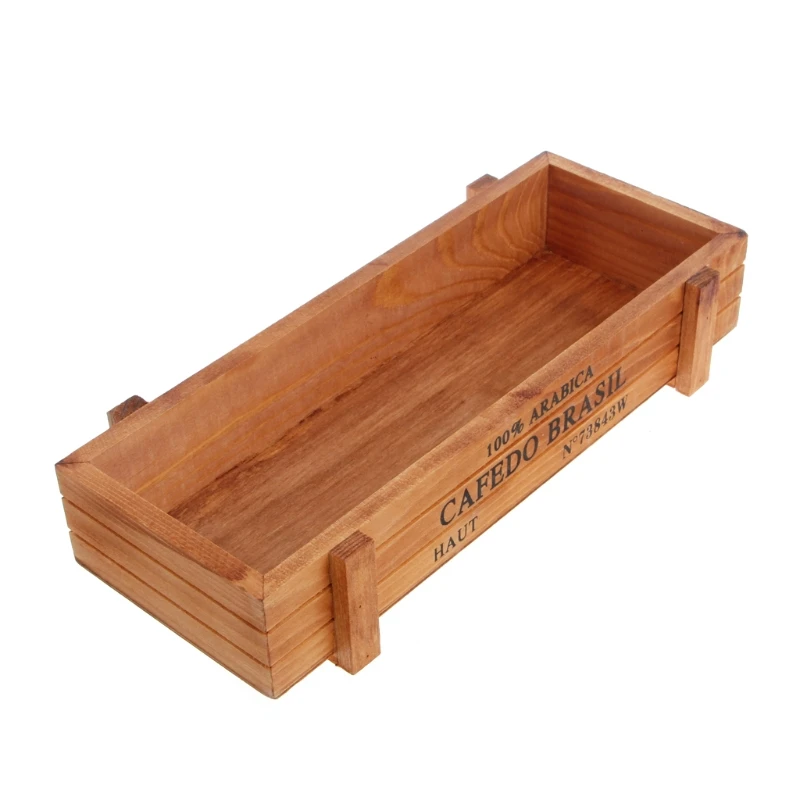 Wooden Multifunctional Storage Desk Box For Flowers Plants Potting Desk Pen Organizer Garden Home decoration