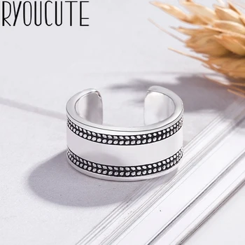 

Fashion Silver Color Jewelry Large Round Rings for Women Open Finger Engagement Rings