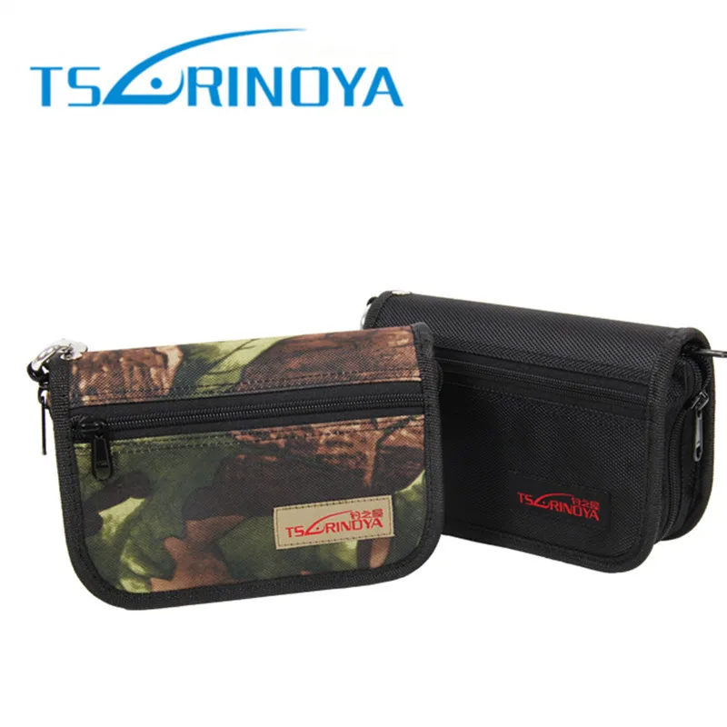

TSURINOYA Multi-function Fishing Spoon Bag 18.5x12.5x5.2cm Large Capacity Fishing Accessories Storage Bag Hook Cover