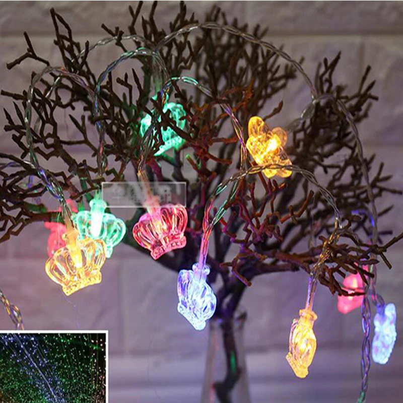Christmas Lights Indoor Led String Fairy Light Xmas Party Home Wedding Garden Garland Battery Powered Christmas Decorations (6)