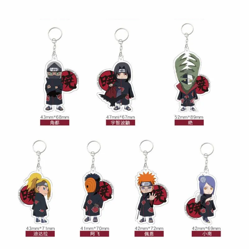 Аниме Наруто Акацуки Учиха Итачи косплей реквизит Pein Pain Sasori Konan Deidara Kisame дети