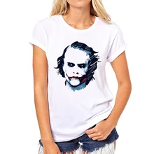 Men Women Retro Shirt Batman Funny Clown Serious Joker Blood White T-Shirt Harajuku Shirts Fashion White Clown T Shirt 32W-13#