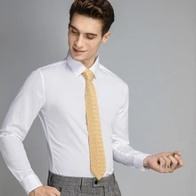 Брендовые новые мужские рубашки высокого качества из хлопка с длинными рукавами, однотонные, обычные, деловые, мужские рубашки