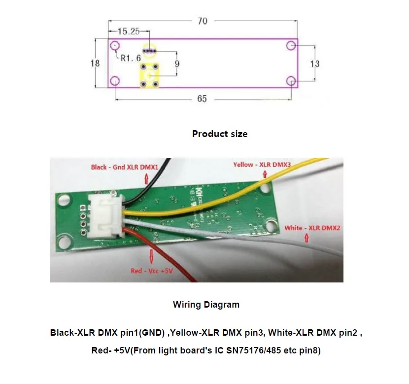 5X Лот 2,4 ГГц 2в1 сценический беспроводной приемник и передатчик DMX512 плата модулей PCB с антенной светодиодный передатчик контроллера